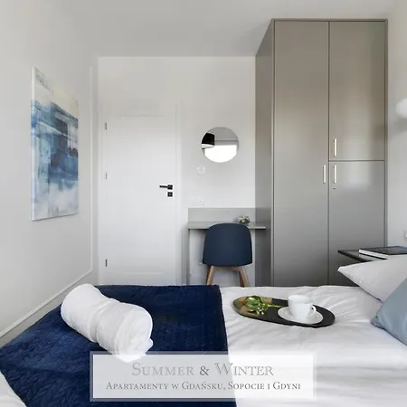 4 Stars, Summerwinter Luxury & Bike Orlowo Apartmán Gdyně
