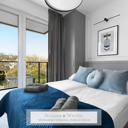 Apartmán 4 Stars, New Luxury Butterfly & Bike Apartments, Gdynia Orlowo, 15 Wyposazonych Mieszkan, Z Sypialnia, Winda I Platnym Parkingiem, Wysoki Standard Summerwinter, Blisko Molo Orlowo, Drog Rowerowych, Stadniny I Golf Park