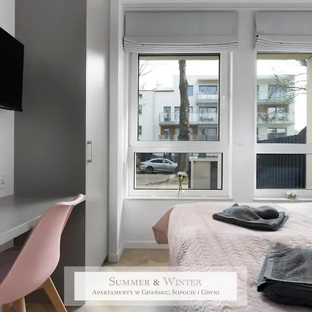 Apartmán 4 Stars, New Luxury Butterfly & Bike Apartments, Gdynia Orlowo, 15 Wyposazonych Mieszkan, Z Sypialnia, Winda I Platnym Parkingiem, Wysoki Standard Summerwinter, Blisko Molo Orlowo, Drog Rowerowych, Stadniny I Golf Park Gdyně